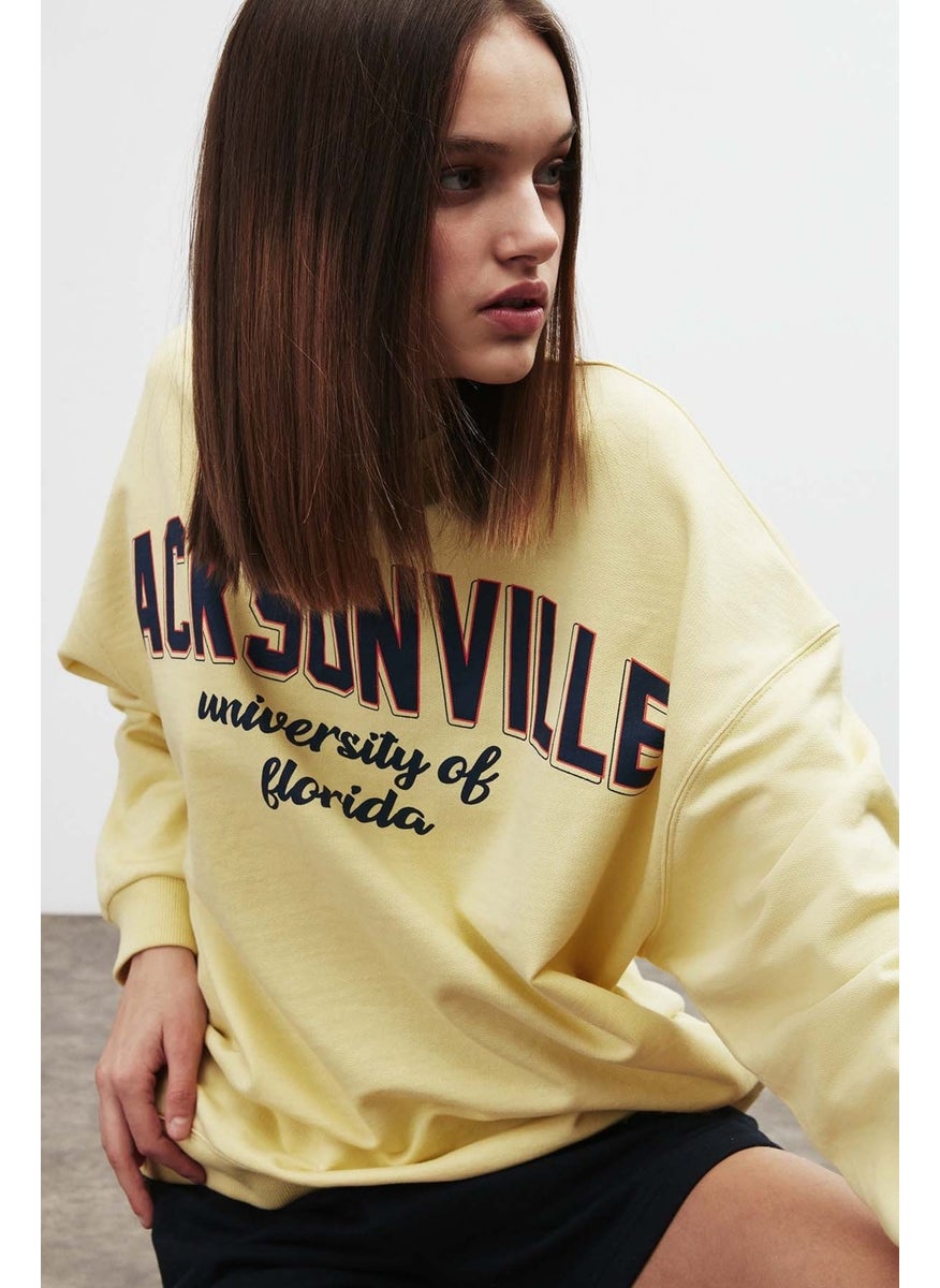 Ramona Oversize Yellow Sweatshirt