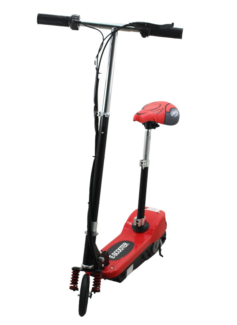 Leaders Kids Seated E-Scooter, 120W 24V Motor, 12km/h Speed, 8-10km Range, 70kg Load, 5.5