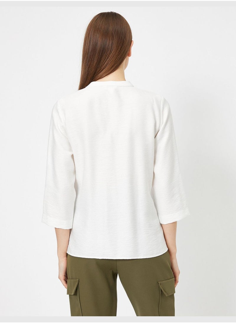 Pocket Detailed Blouse