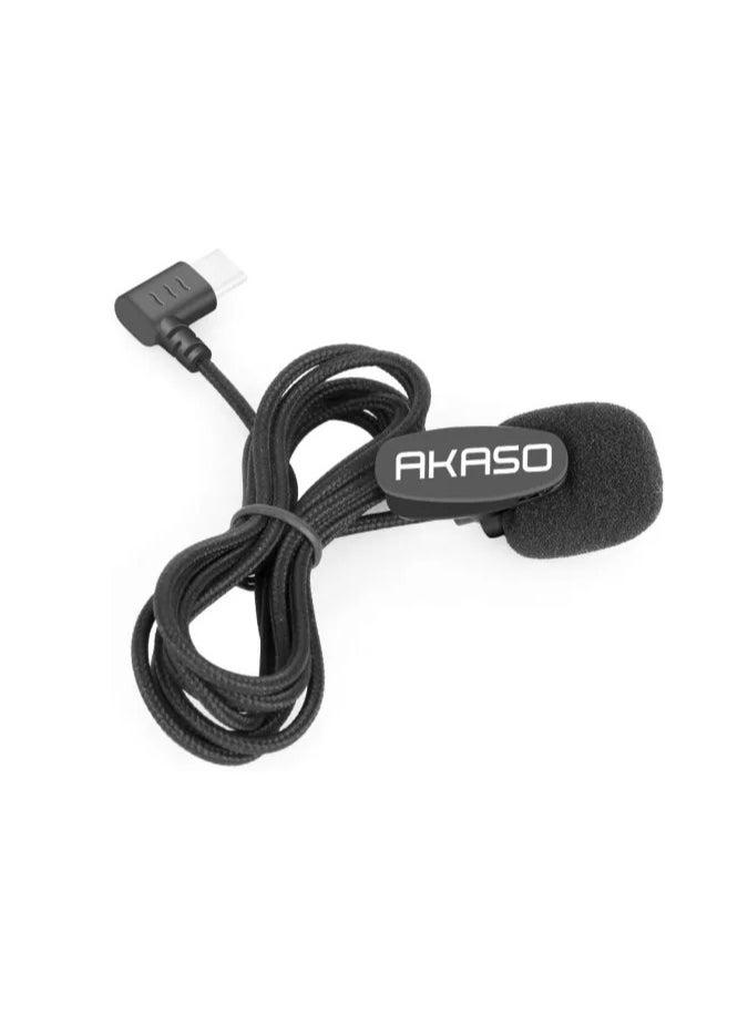 AKASO EXTERNAL MICROPHONE EK7000/ EK7000 PRO/BRAVE 4/ BRAVE 4 PRO/ V50X/ BRAVE 7 LE ACTION CAMERA ONLY (TYPE-C PORT)