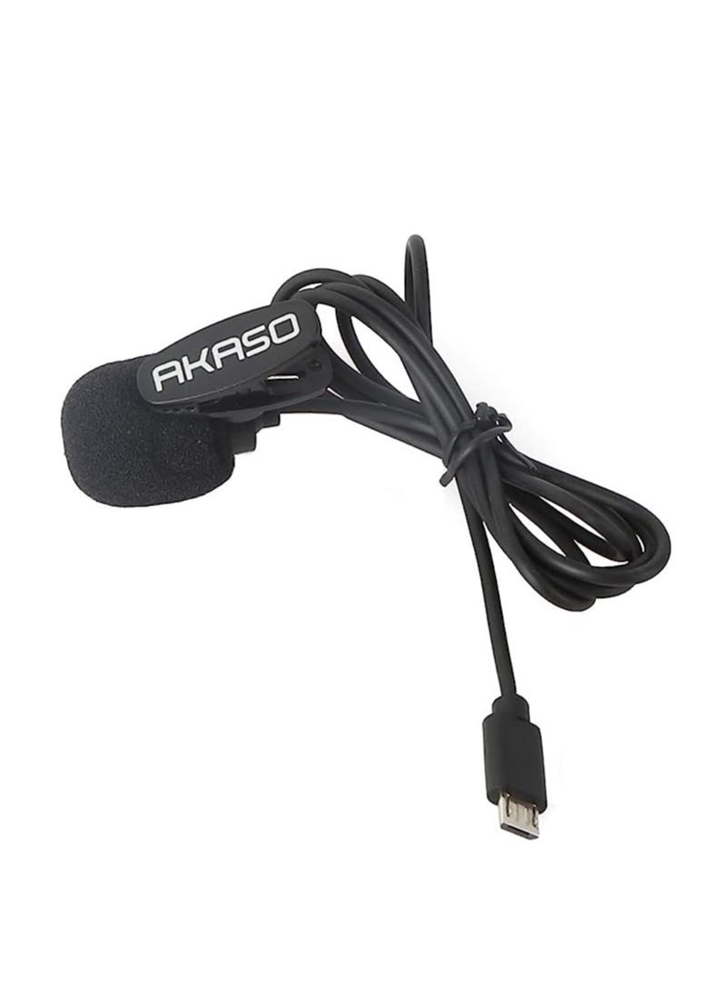 External Microphone Ek7000/ Ek7000 Pro/Brave 4/ Brave 4 Pro/ V50X/ Brave 7 Le Action Camera Only (Type-C Port)