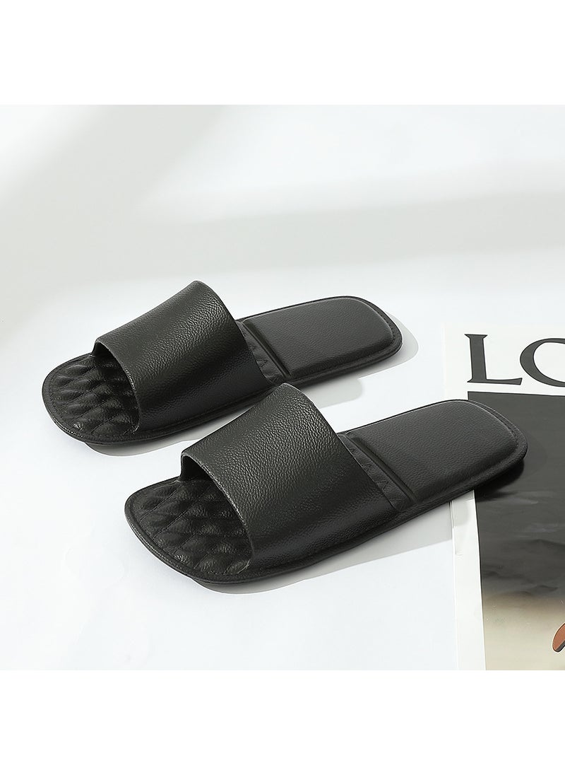 2024 Indoor Anti-Slip EVA Slippers for CouplesBlack Black