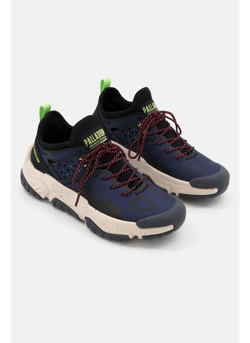 Unisex Medium Off Grid Lite Pack Lace Up Casual Shoes, Navy Combo