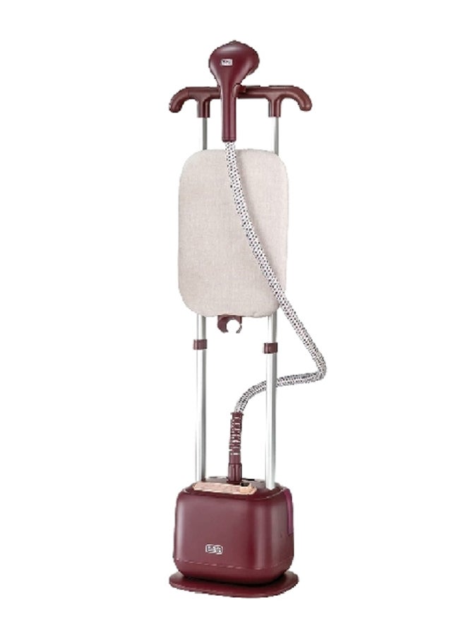 2400W Twin Pole Vertical Garment Steamer 2 L 2400 W GSTD2450-B5 Burgundy/White