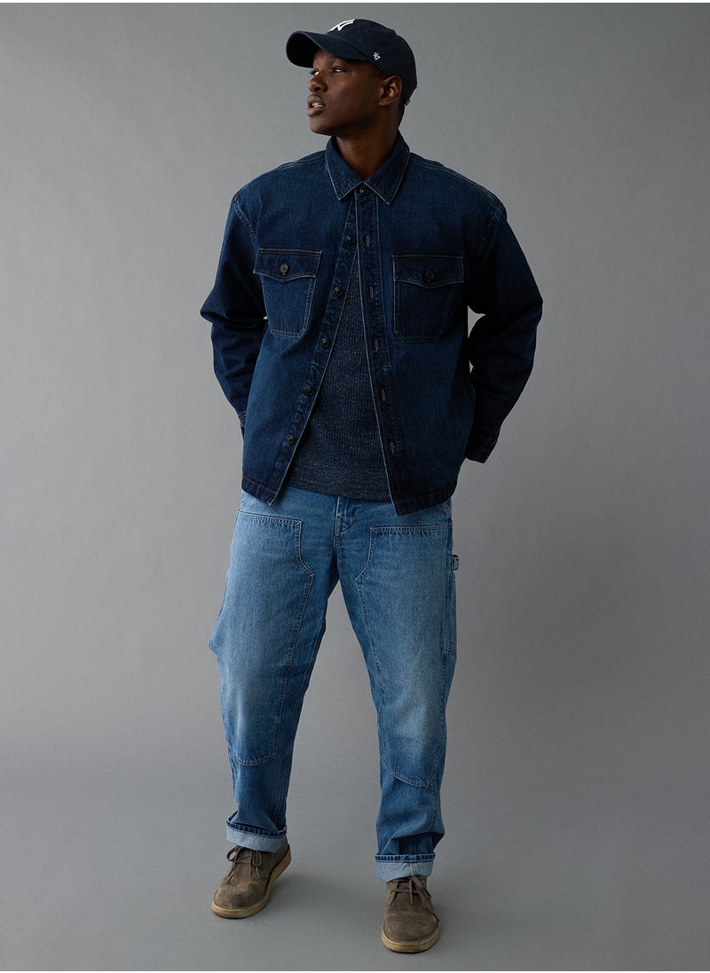 Denim Overshirt Jacket