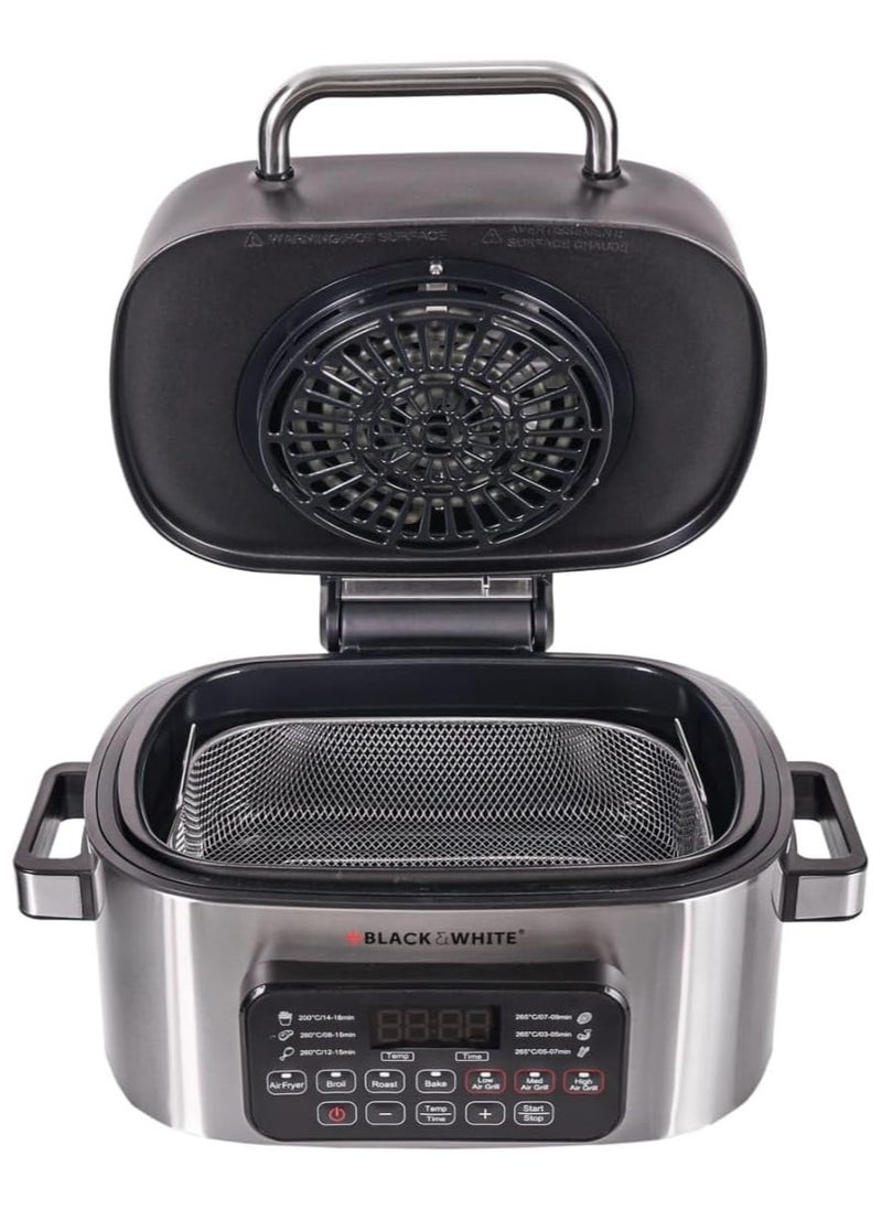 BLACK & WHITE Air Fryer with Grill 7 -in- 1 BWAG771