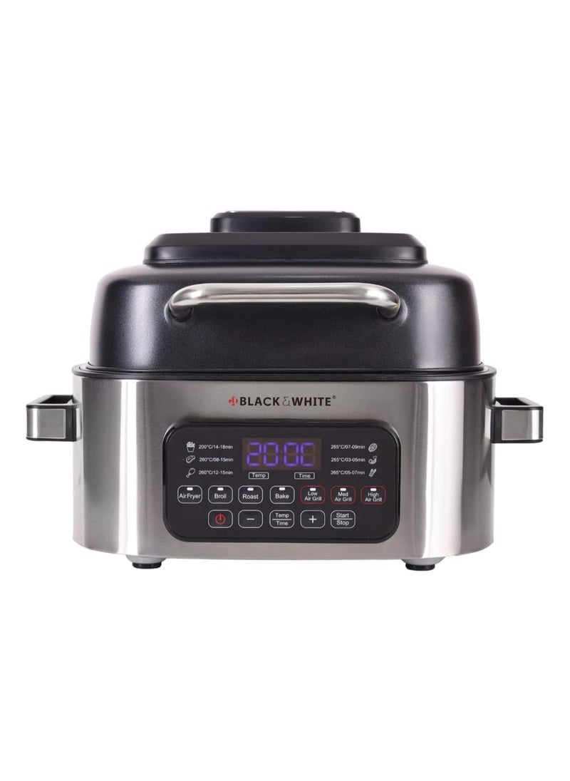 BLACK & WHITE Air Fryer with Grill 7 -in- 1 BWAG771