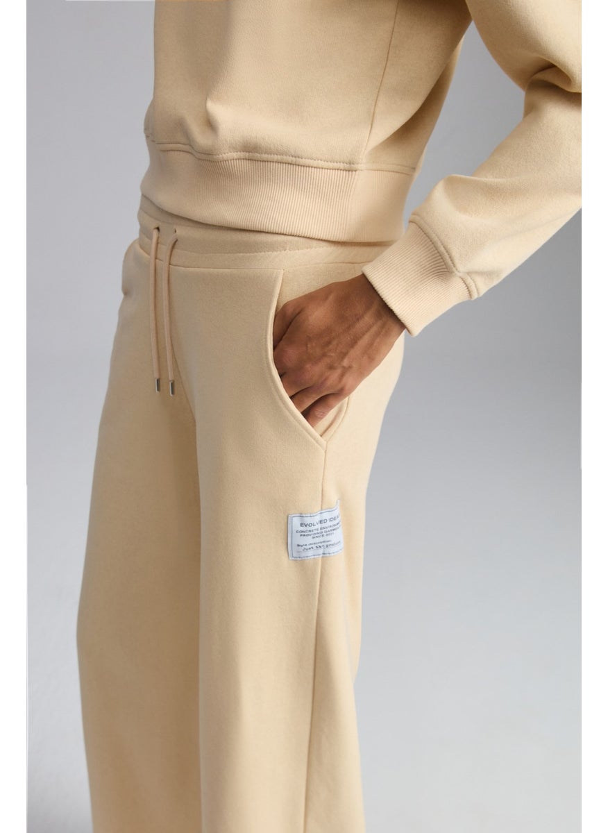 Laury 3 Yarn Women's Cream Trousers