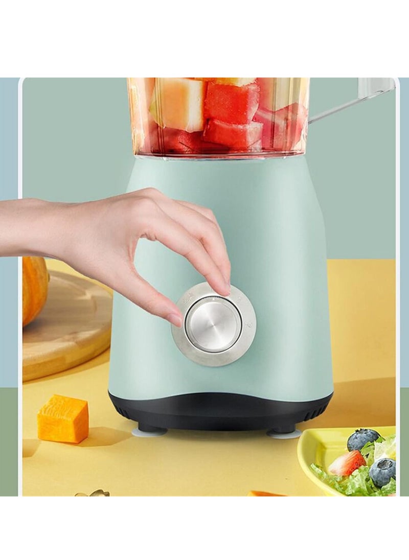 Electric Fruit Juicer & Multifunctional Cooking Machine – Mini Double Cup Juicer with Knob Control