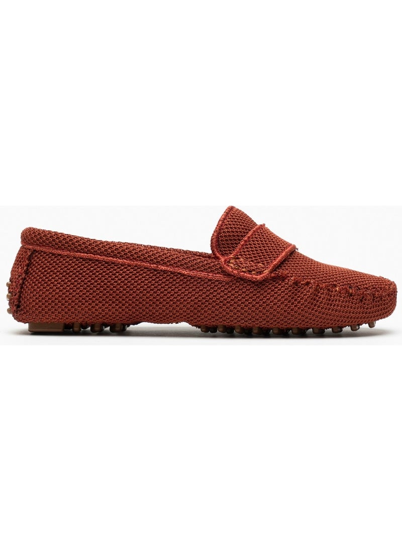 Astoria Tile Knitwear Inner Leather Flat Sole Women's Ballerinas