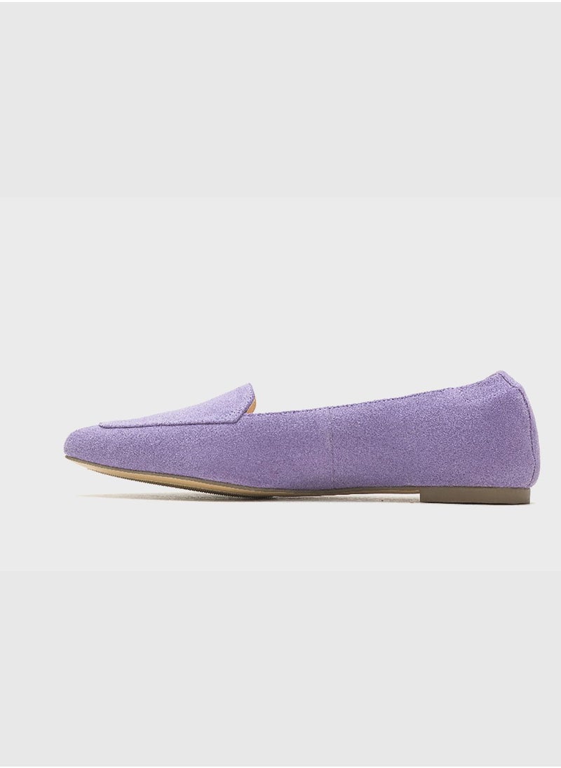 Hazel Pointed Toe Ballerinas