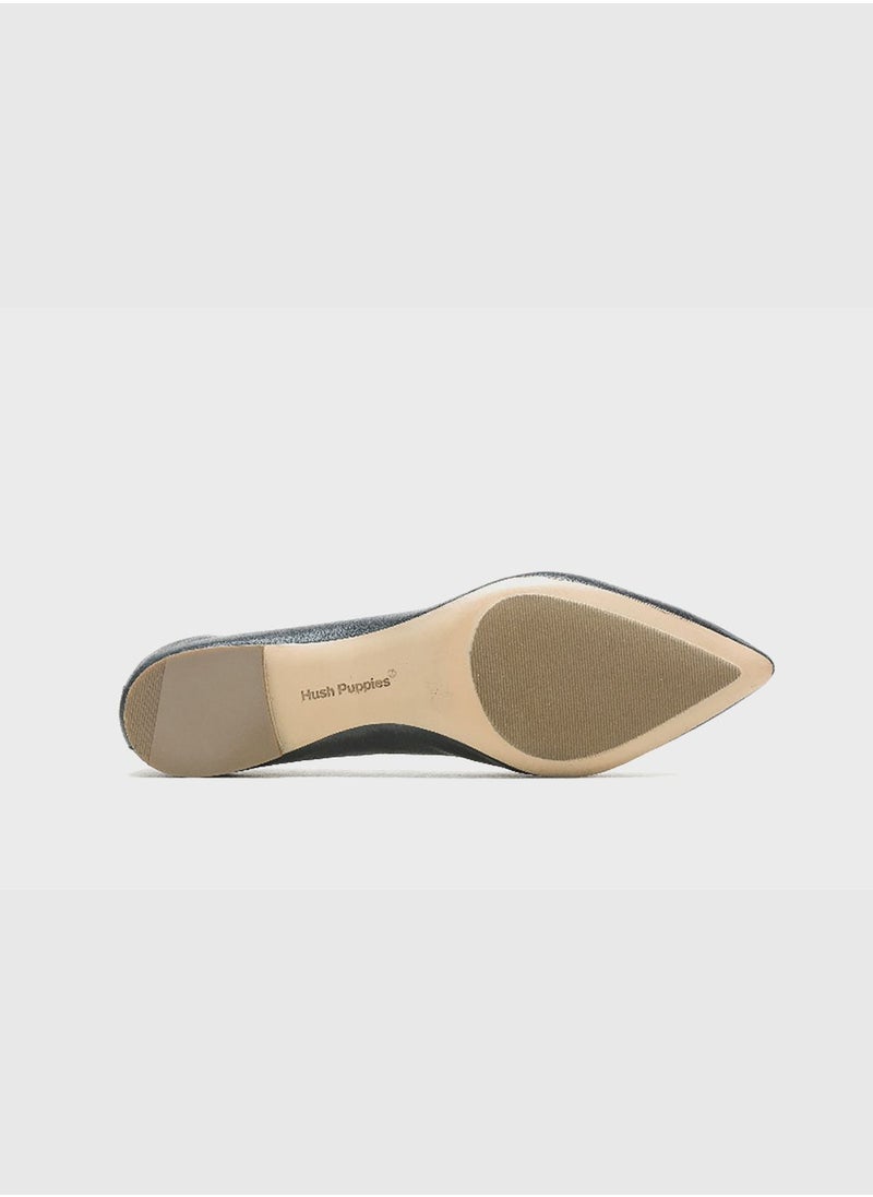 Hazel Pointed Toe Ballerinas