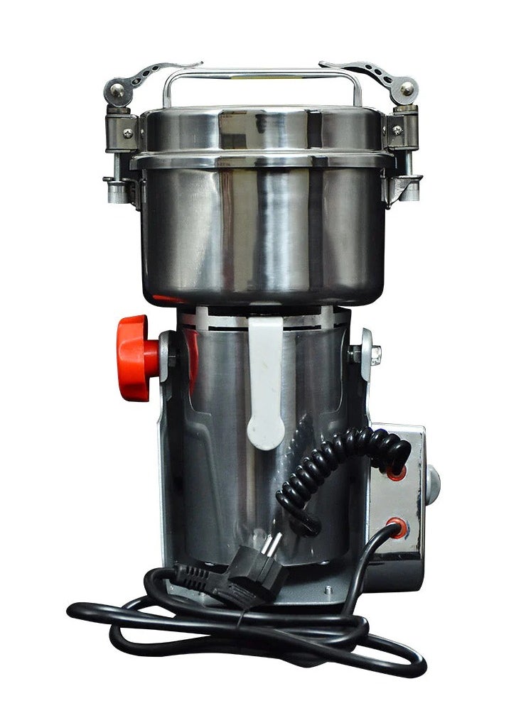 Silver Crest 500g Powder Grinder - High-Performance Copper Motor