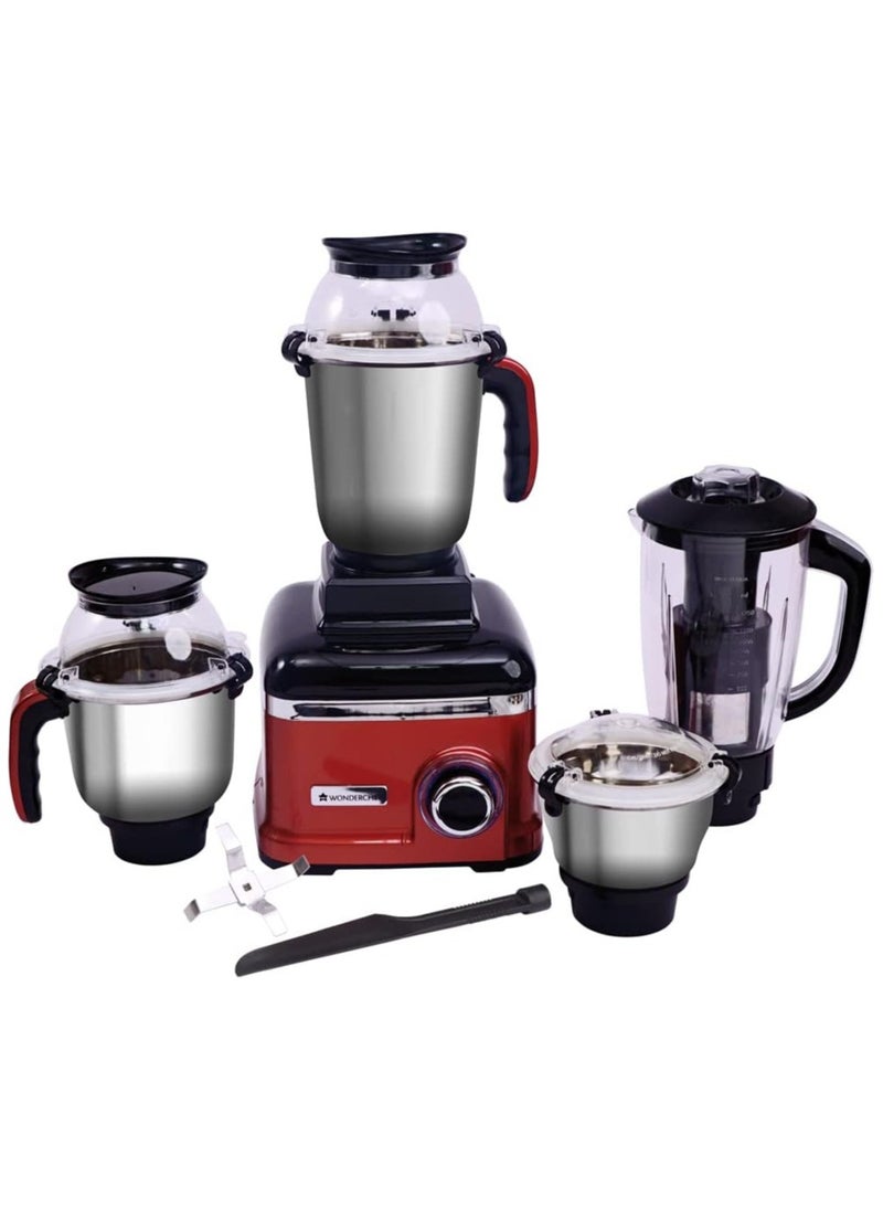 Wonderchef Sumo Mixer Grinder 1000W with 3 Stainless Steel & 1 Fruit Filter Jar