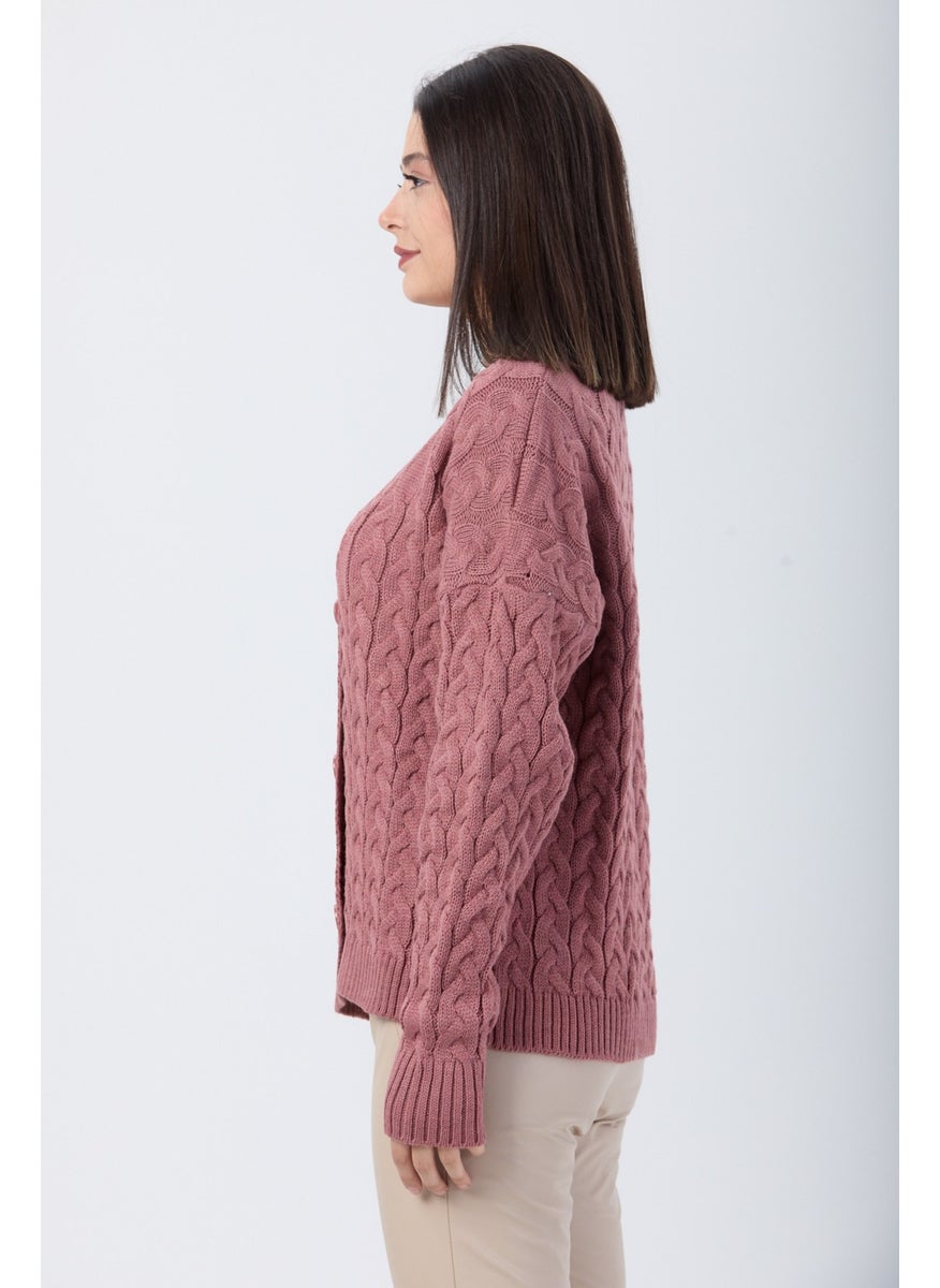 24033-GUL-KURUSU Knitwear Cardigan