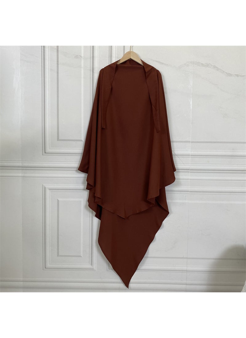 Solid Color Hijab Scarf Dubai Turkish Style 2231Rust red Rust red