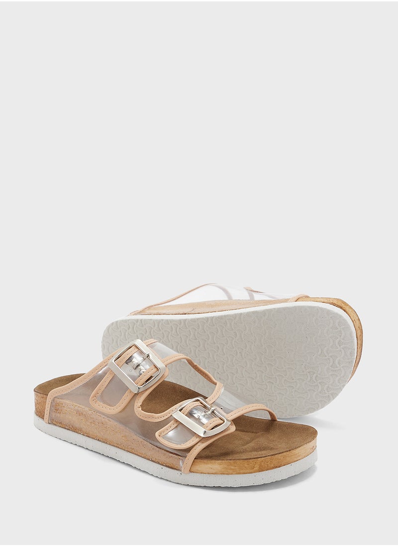 Beige Women'S Slippers