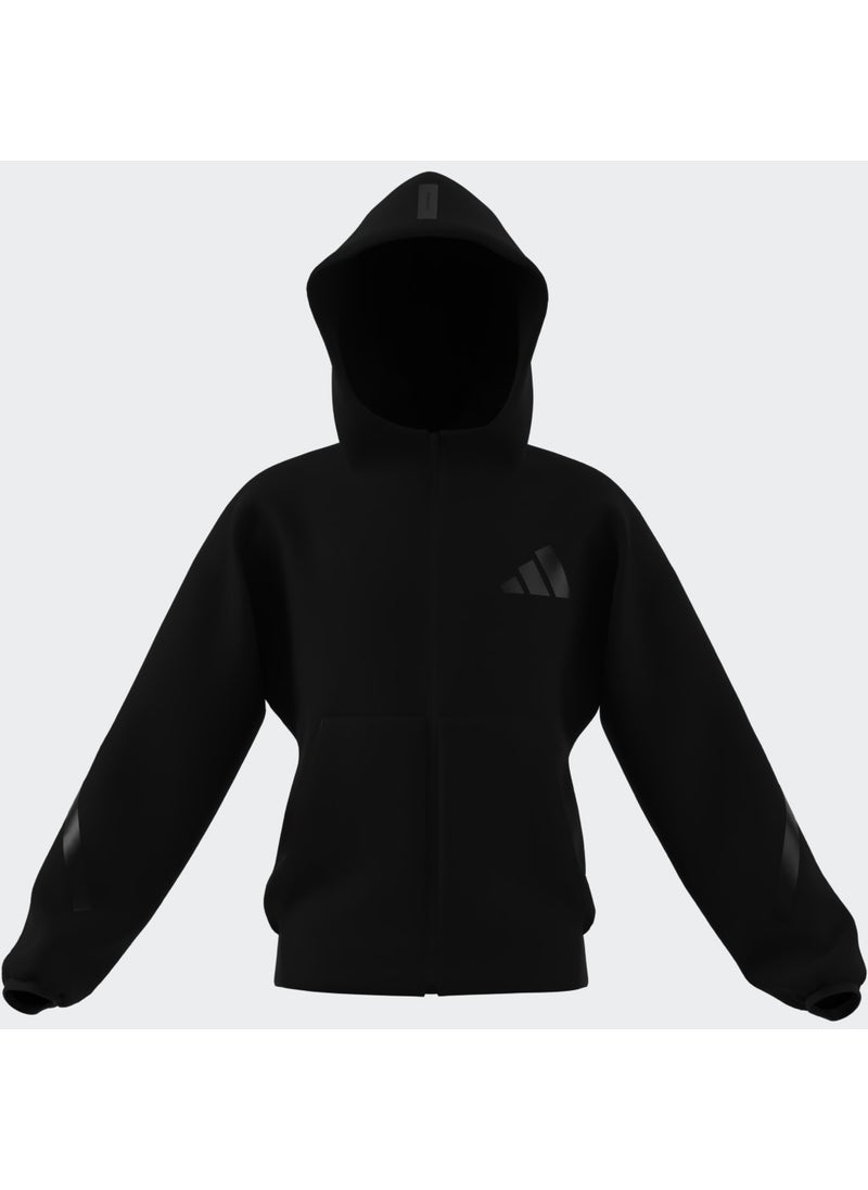 adidas Z.N.E. Full-Zip Hooded Track Jacket Kids