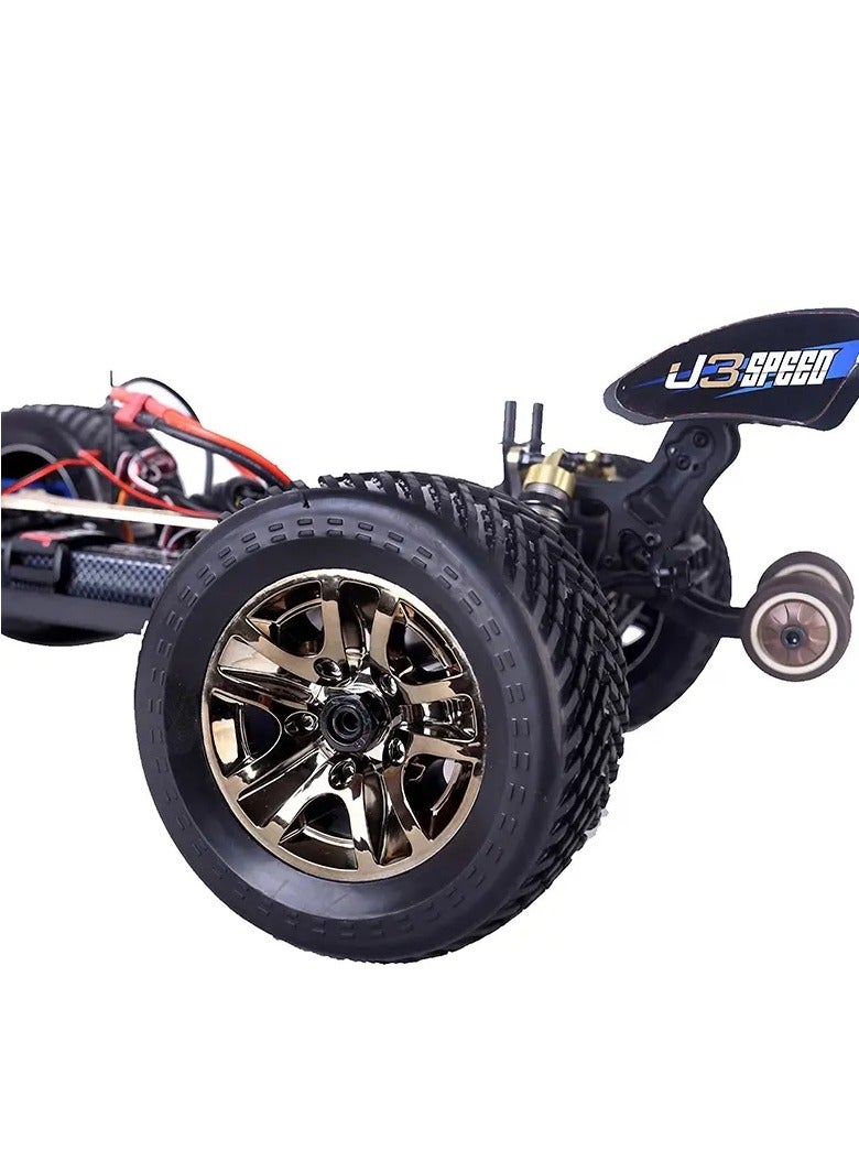 J3 Brushless Motor 100 km Speed RC Car 1/10 4WD Off-road Truggy Waterproof Remote Control Truck Buggy 3S Lipo Battery 4000mAh