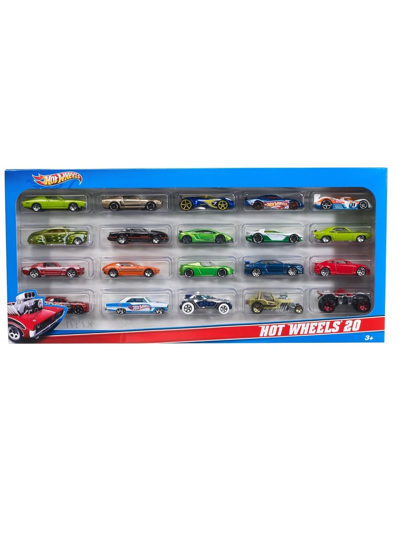 20-Car Gift Pack Assorted Toy Vehicles