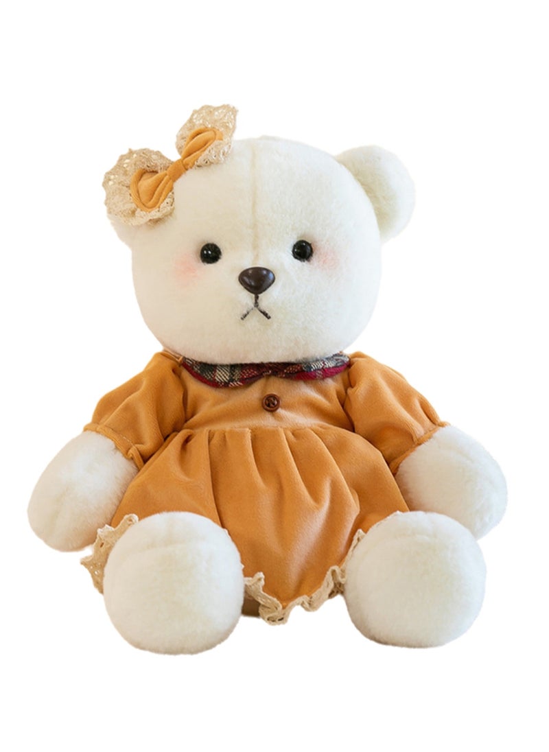 35 CM Cute Bear Plush Toy Soft Stuffed Simulation Doll For Girls And Boys All Ages Gift