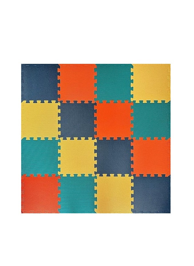 Soft Non-Toxic Baby Play Mat | Toddler Play Mat | Colorful Jigsaw Puzzle Play Mat | 16+2 Bonus Cube Foam Floor Mat for Kids and Babies | EVA Foam Interlocking Floor Mat