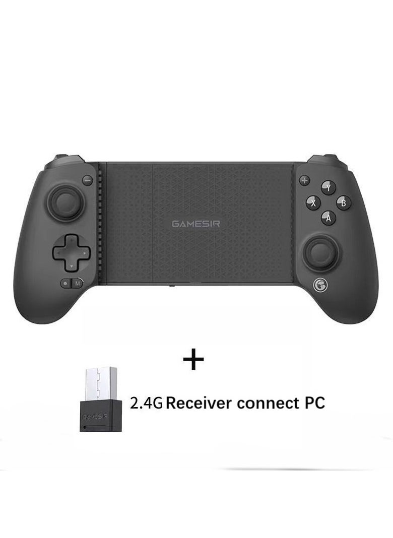 Professional Gamepad GameSir G8 Plus Bluetooth Mobile Gaming Controller 2.4G Receiver Flagship Controller for Switch Steam Android iOS HarmonyOS PC iPad Joycon with Hall Effect Joysticks/Hall Trigger 6-Axis Gyro 1000mAh Battery