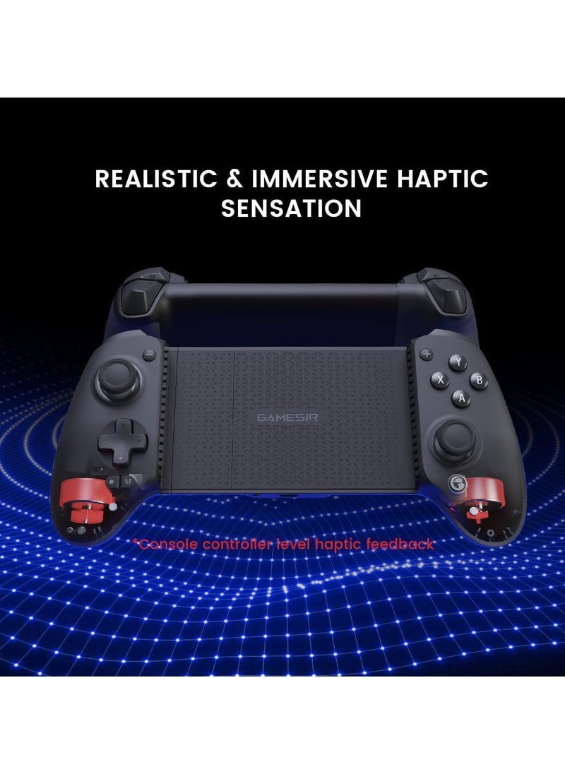 Professional Gamepad GameSir G8 Plus Bluetooth Mobile Gaming Controller 2.4G Receiver Flagship Controller for Switch Steam Android iOS HarmonyOS PC iPad Joycon with Hall Effect Joysticks/Hall Trigger 6-Axis Gyro 1000mAh Battery