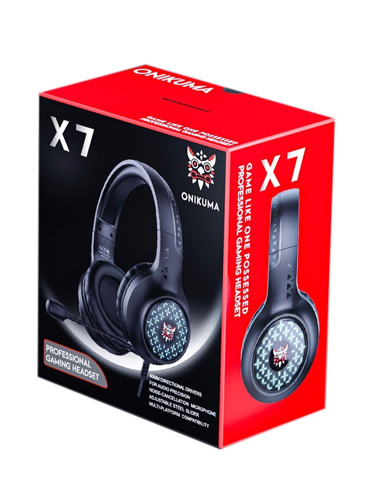 ONIKUMA X7 Wired Gaming Headset With Microphone