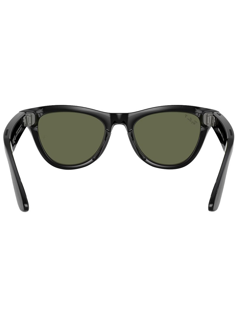 Ray-Ban Skyler RW4010 Polar G-15 Green lens Shiny Black