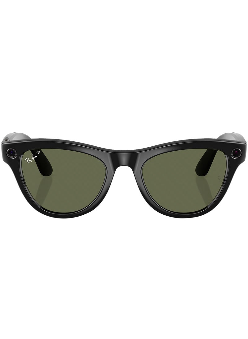 Ray-Ban Skyler RW4010 Polar G-15 Green lens Shiny Black