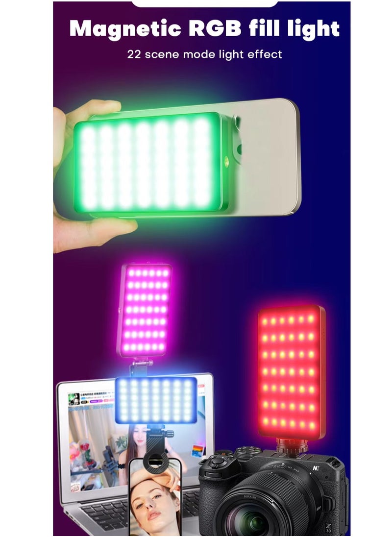 LUZ DE Mobile Camera Universal RGB LED M20 - Black