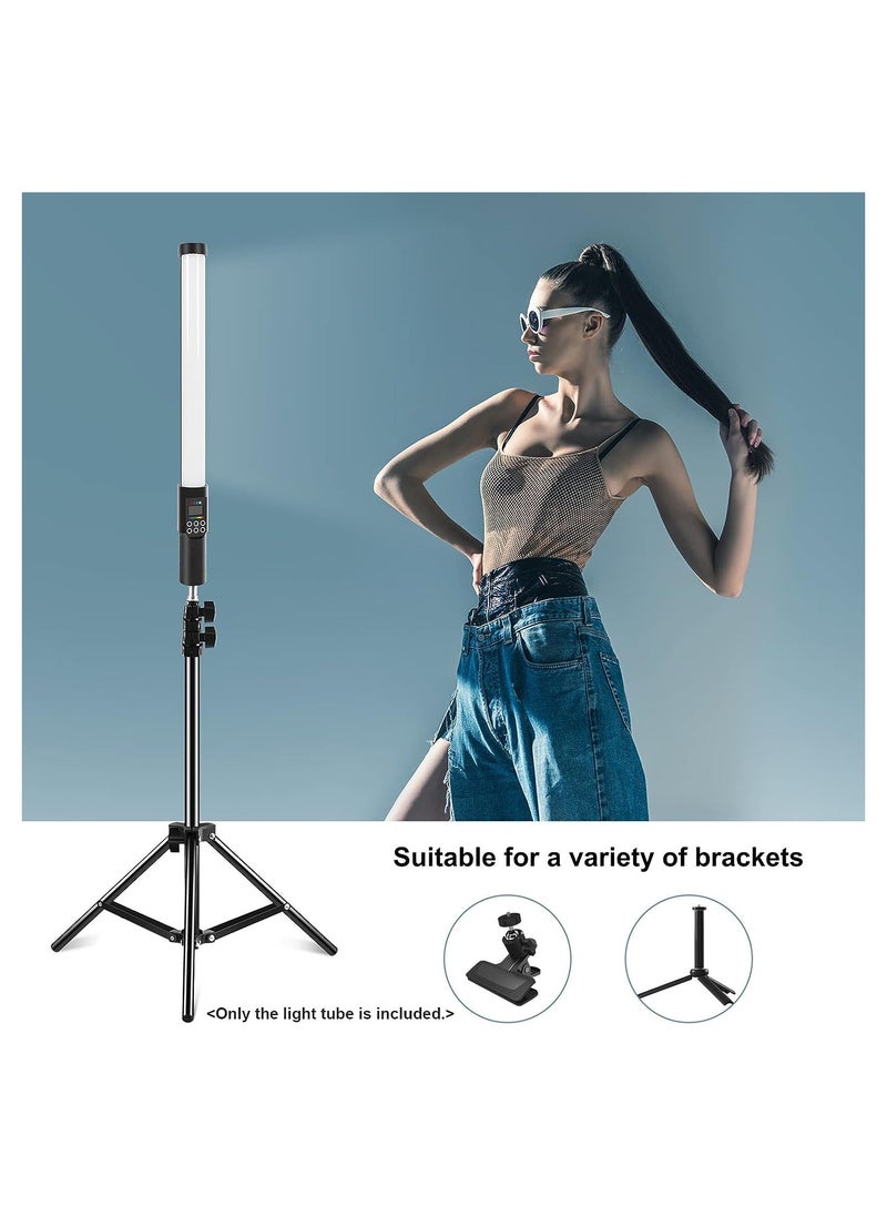 Handheld RGB Light Tube LED Video Light Dimmable 18 Lighting Effects Built-in Battery For Vlog Live Streaming Product Portrait Photography