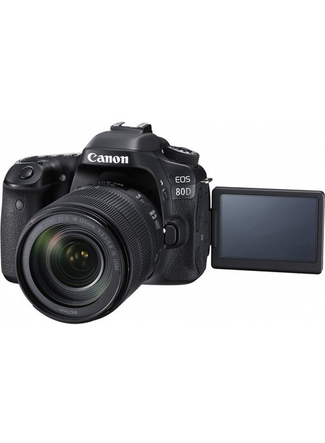 EOS 80D DSLR Camera With 18-135mm IS USM Lens Kit