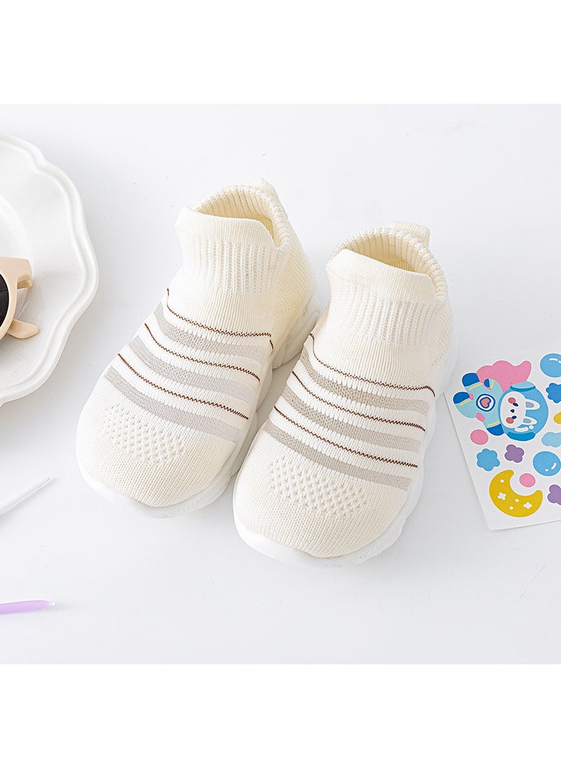 Breathable Toddler Mesh Shoes Soft Non-slip SoleWhite White