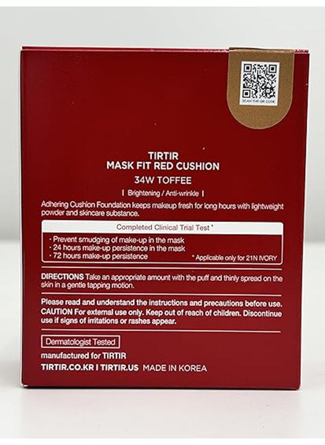 Mask Fit Red Cushion 34W Toffee  18G