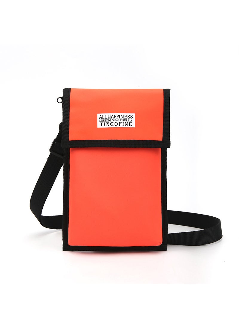 Nylon Travel Wallet Neck PouchJoy Orange Joy Orange