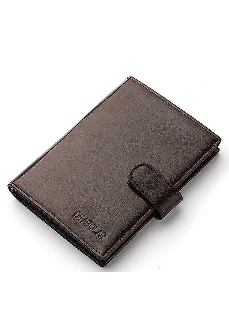 hot sale driving license card holder wallet mens large capacity multi-functional passport holder passport holder passport holder walletCoffee Brown Coffee Brown