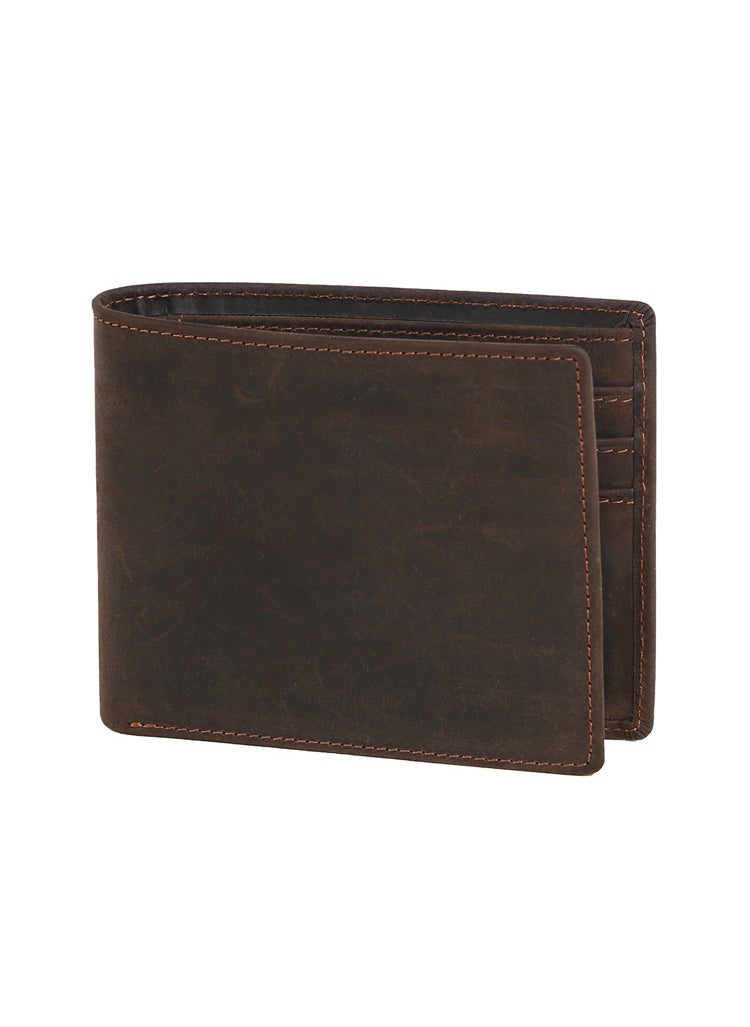 2022 Vintage RFID Mens Leather WalletCoffee Coffee