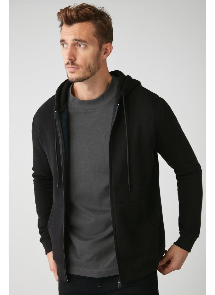 Insider Comfort Black Sweatshirt