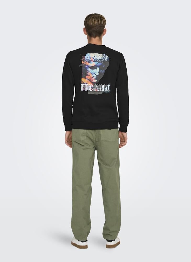 Spatrick Regualer Fit Crew Ncek Sweatshirt