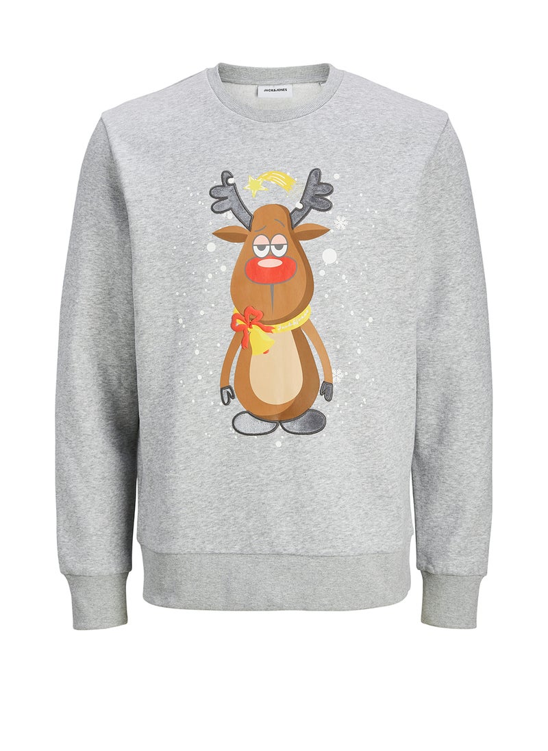 Jjxmas Christmas  Print Sweatshirts