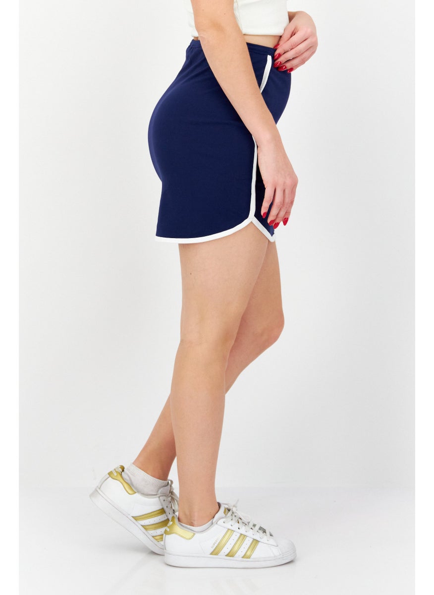 Women Sportswear Fit Outdoor Skirts, Navy/White