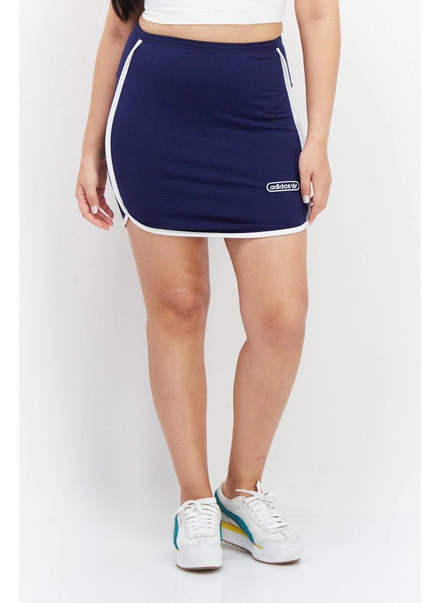 Women Sportswear Fit Training Skirt, Navy Blue