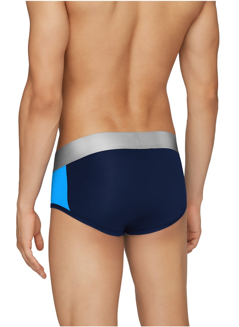 Pack of 3 Illuminati Intellisoft Micro Modal Color Blocked Solid Men Brief