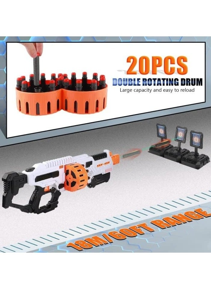 ,Electric  Toy with Muzzle Simulation Rotation Function,Manual and Electric Dual Mode LS5803