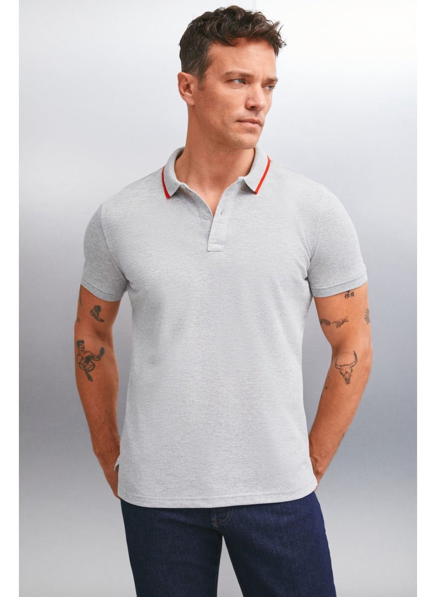 Rhodes Men's Polo Neck T-Shirt