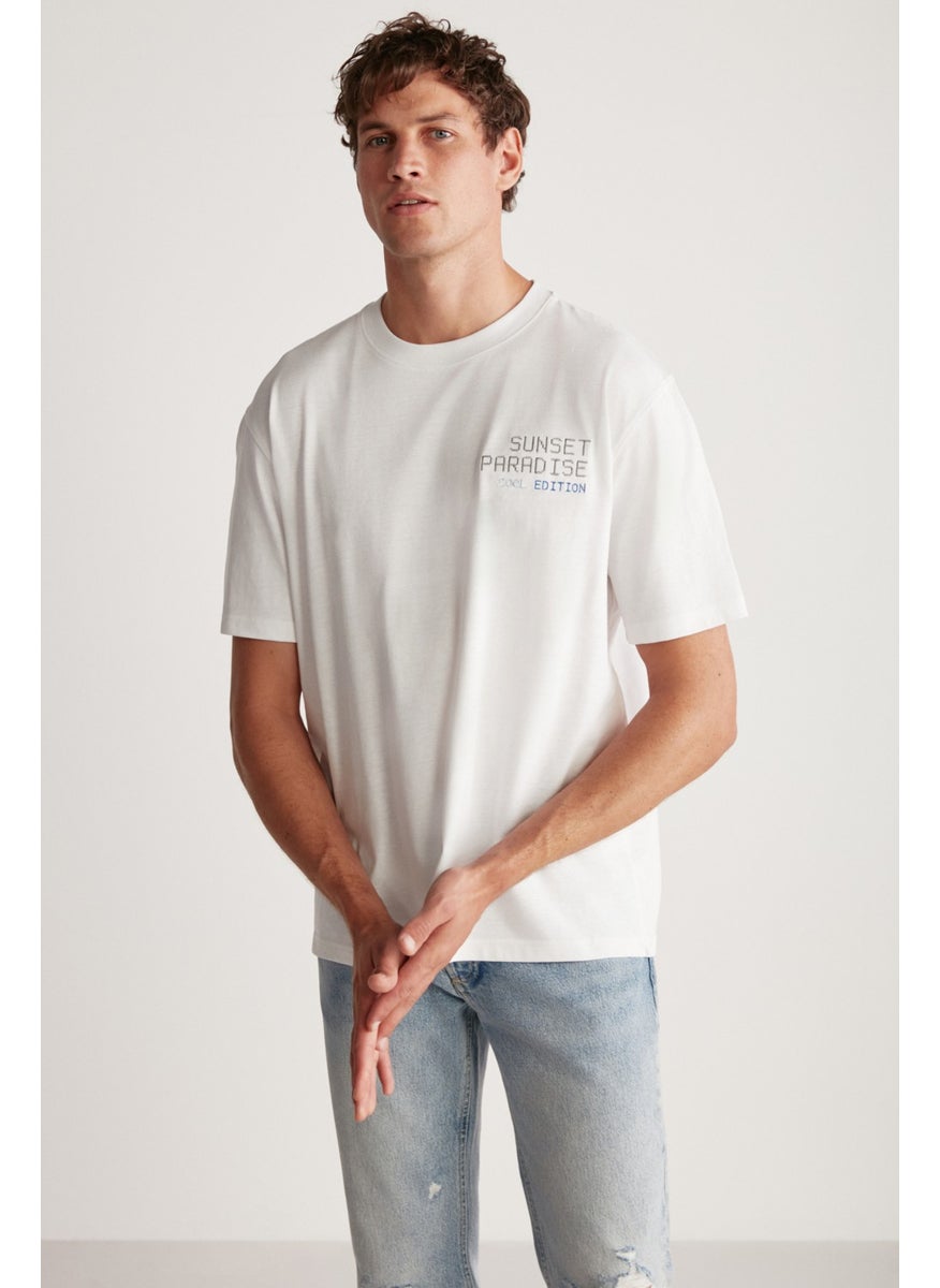 Arnaldo Regular White T-Shirt