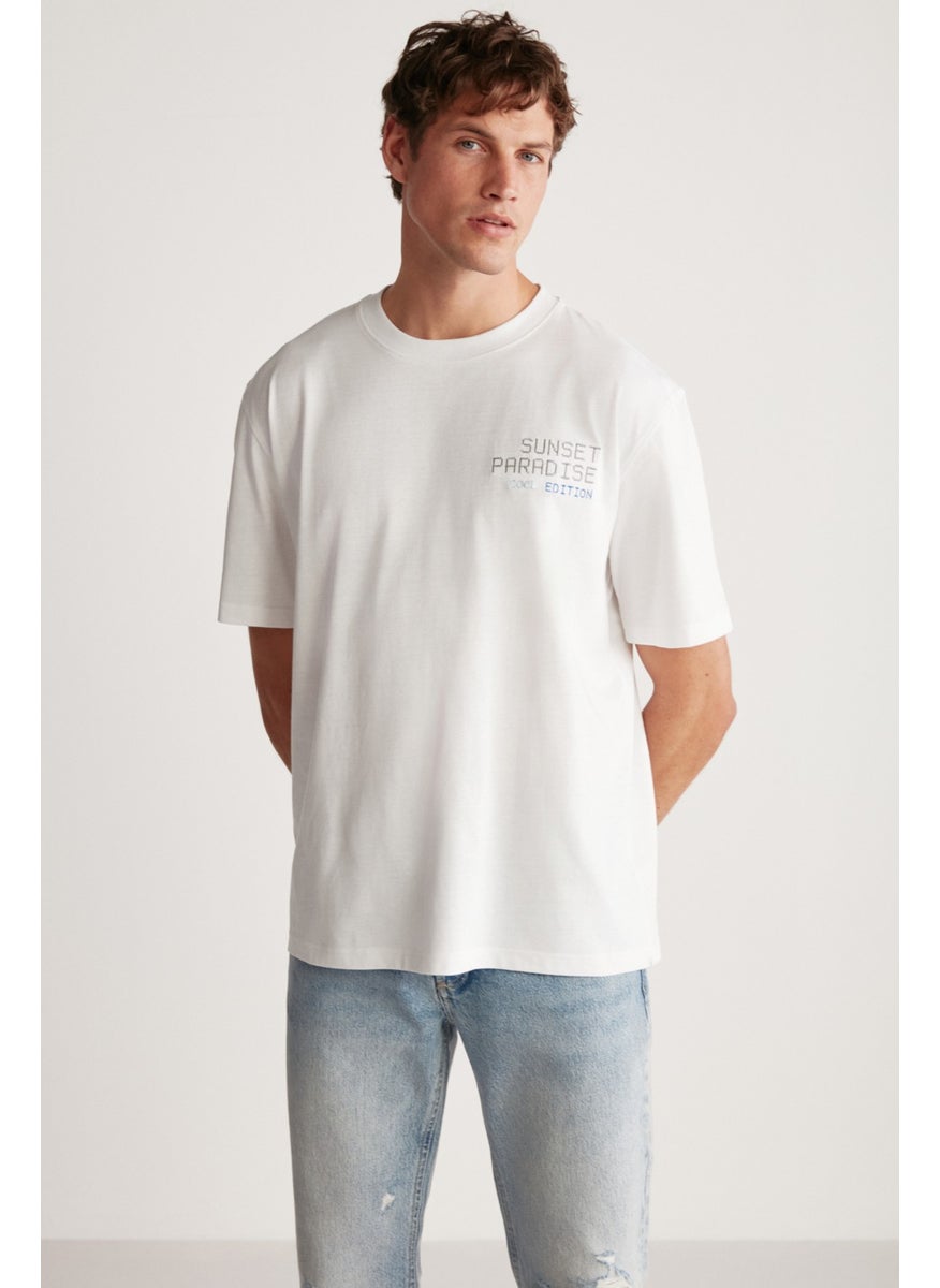 Arnaldo Regular White T-Shirt