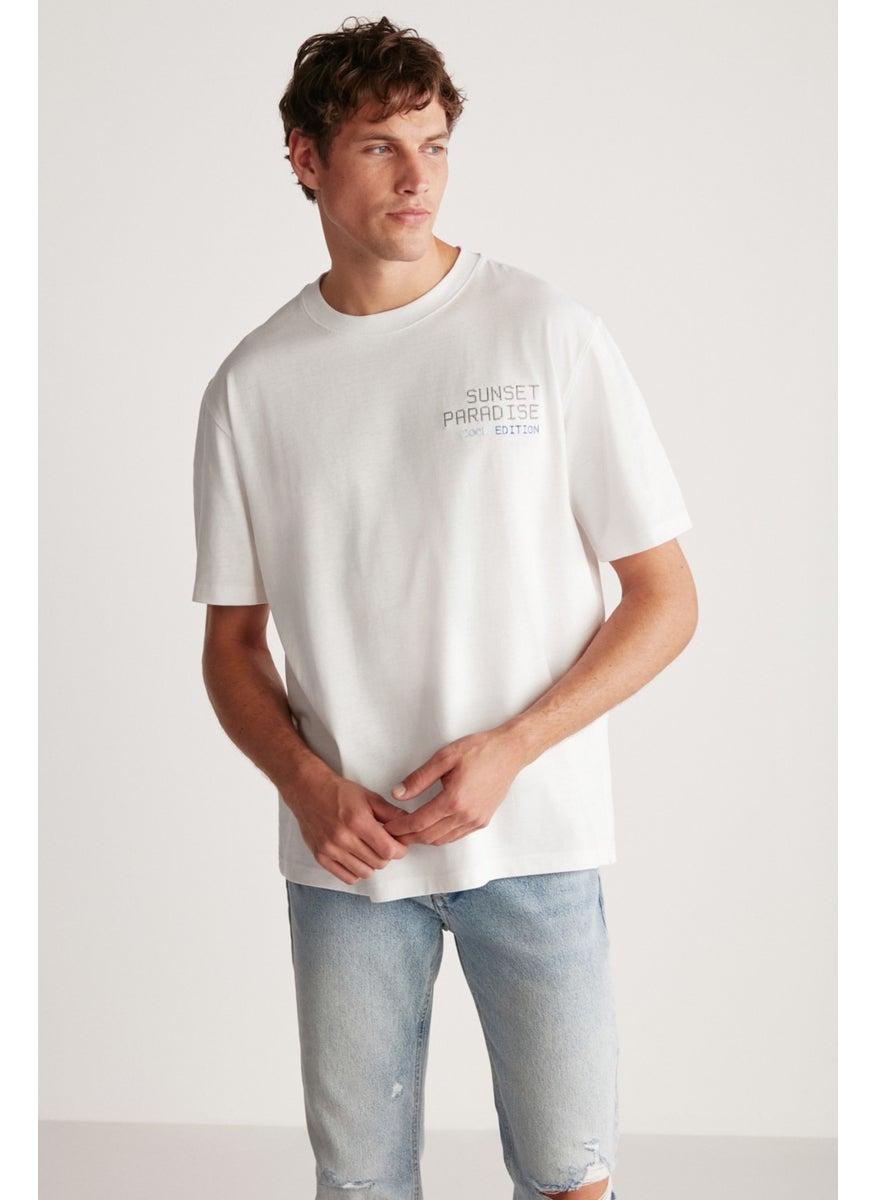 Arnaldo Regular White T-Shirt